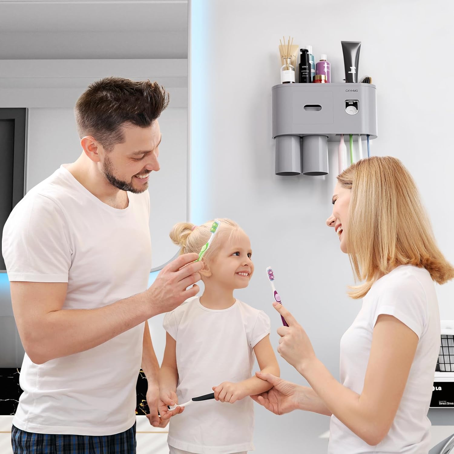 Automatic Toothpaste Squeezer for Kids Wall-Mounted