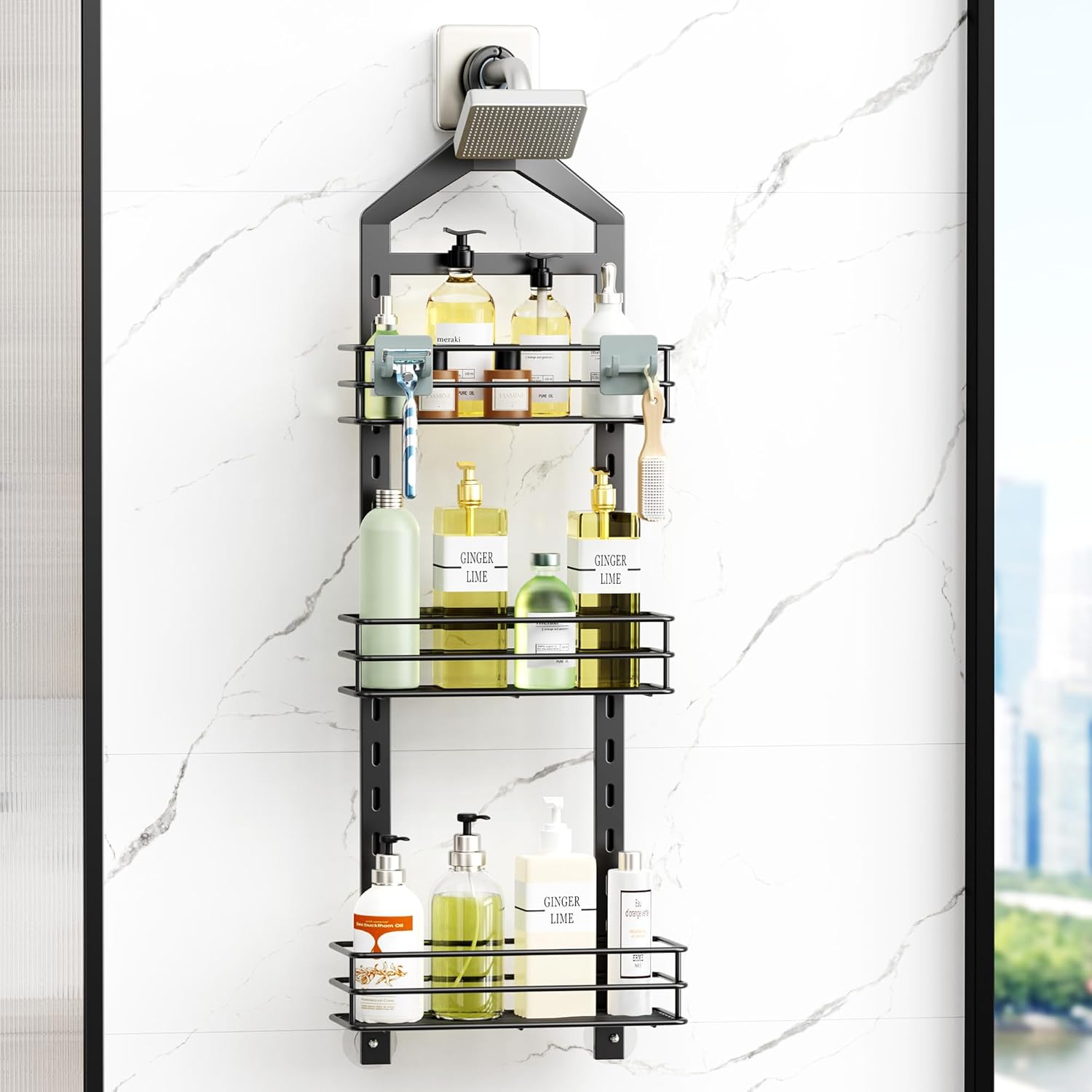 Orimade Adjustable Anti-Slip Shower Caddy