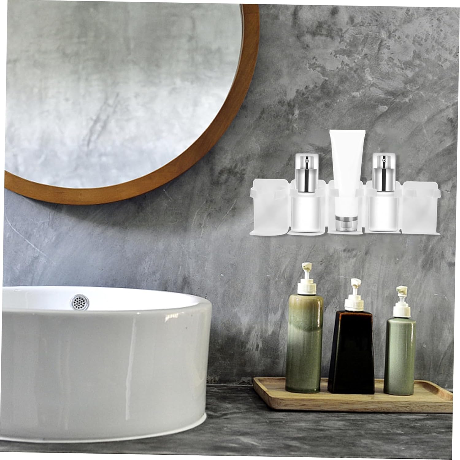 Stylish Wall-Mounted Shower Organizer