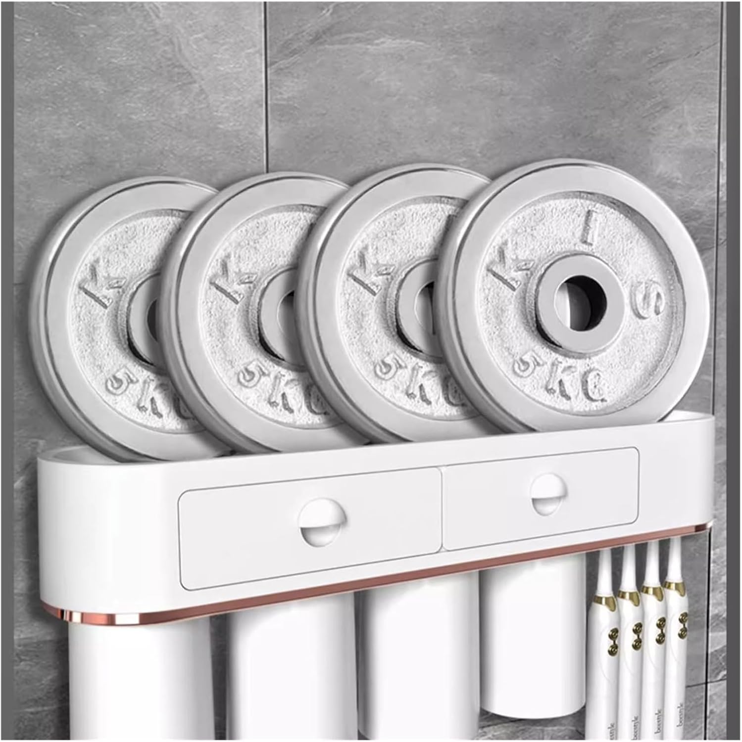 Multi-Purpose Magnetic Toothbrush Holder for Bathrooms Essential Storage Solution