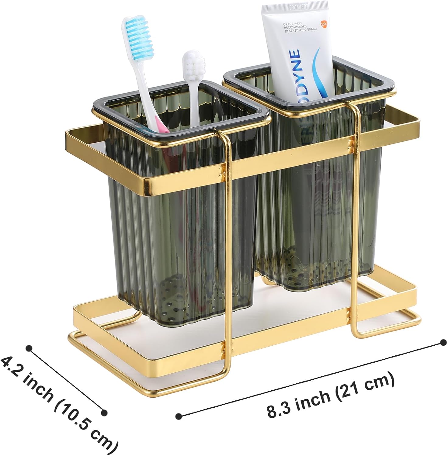 Toothbrush Holder Metal mult functional bath organizer