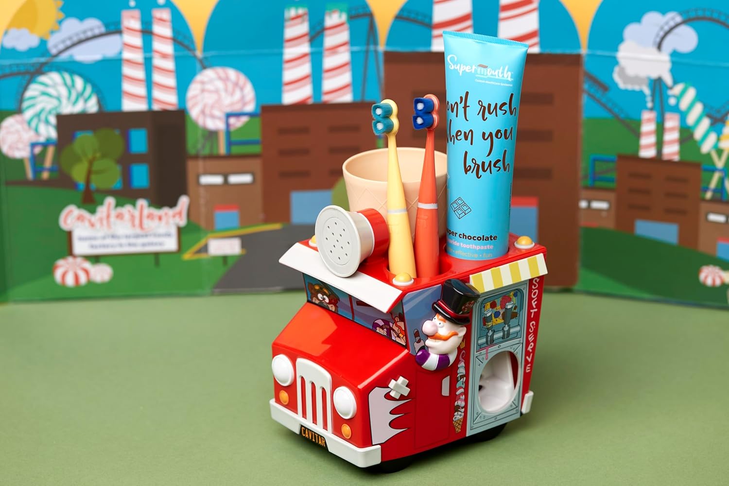 SuperMouth Kids Oral Care Organizer with Music