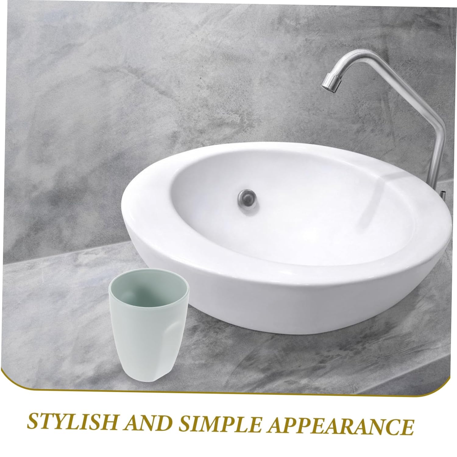 Mouthwash Whiterational Toothbrush Holder Reusable plastic cup for Bathroom Beyond