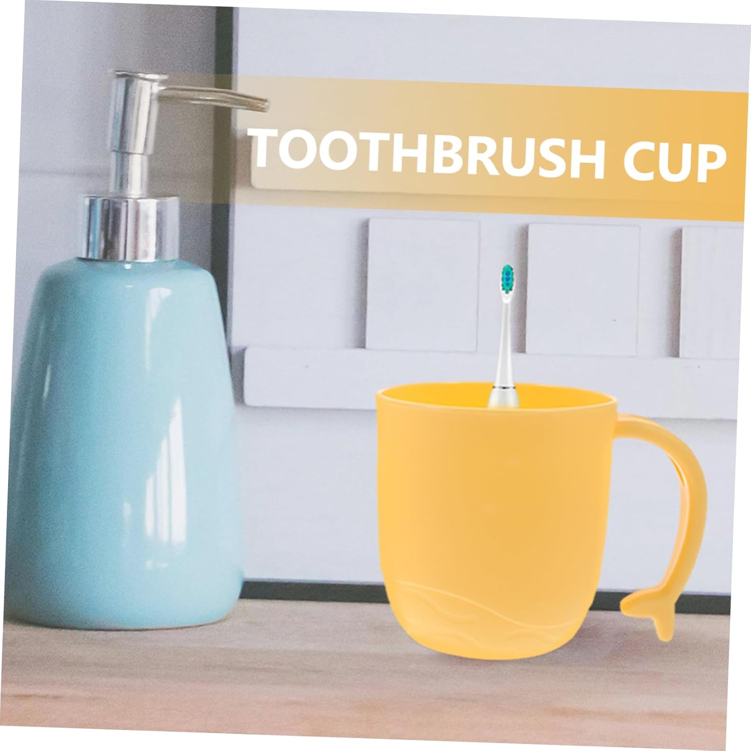 Exclusive 2Pack Dolphin Tail Handle Bathroom Cups