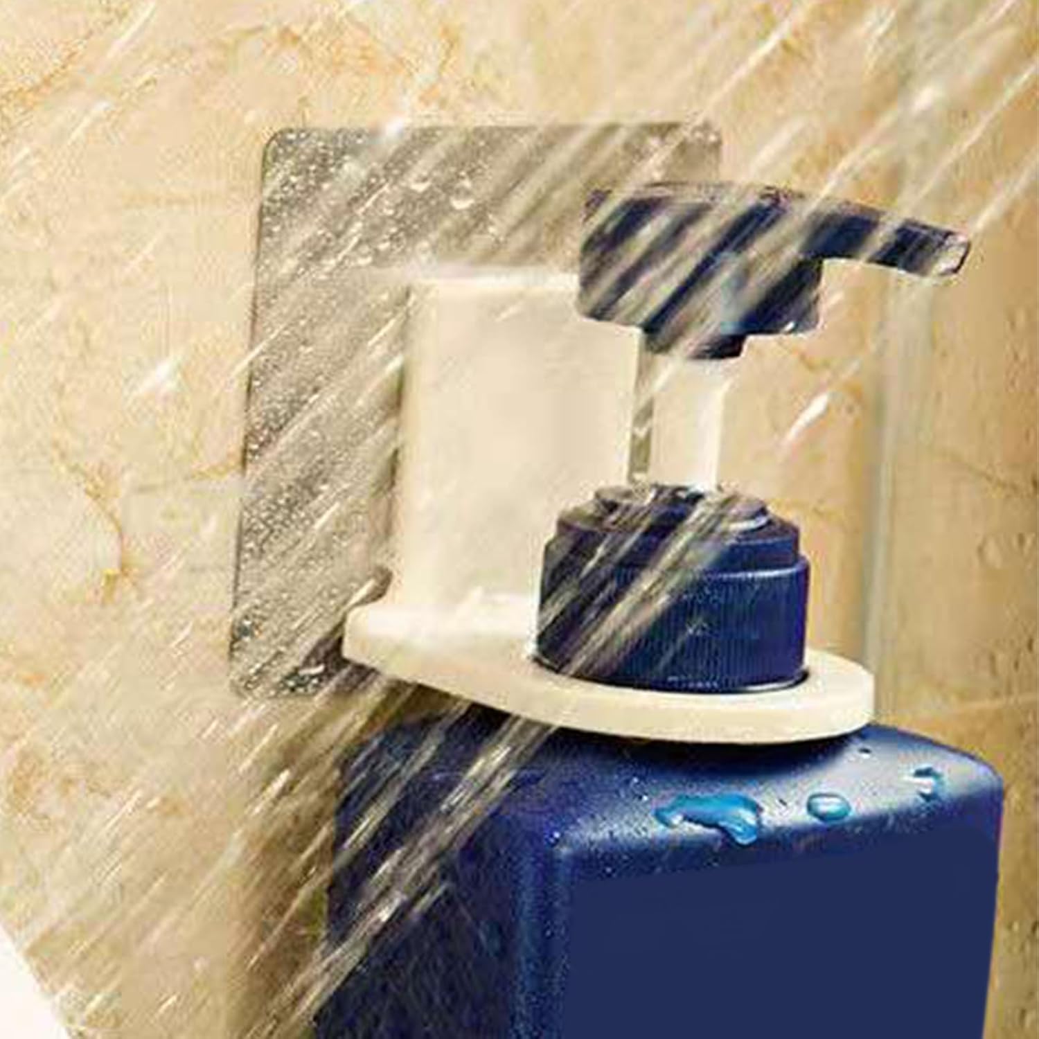 Bathroom Shower Gel Bottle Rack Hook Adhesive Mount