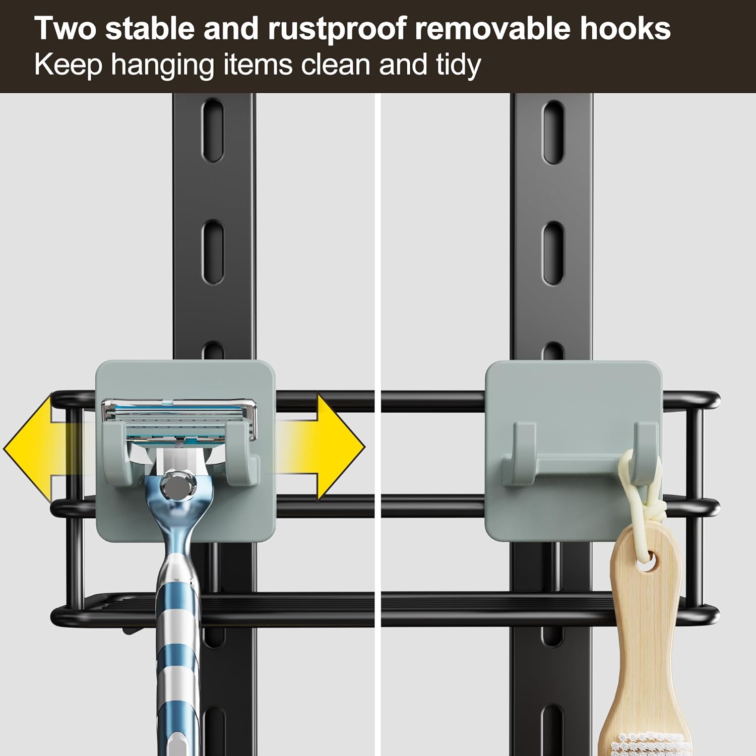 Orimade Adjustable Anti-Slip Shower Caddy