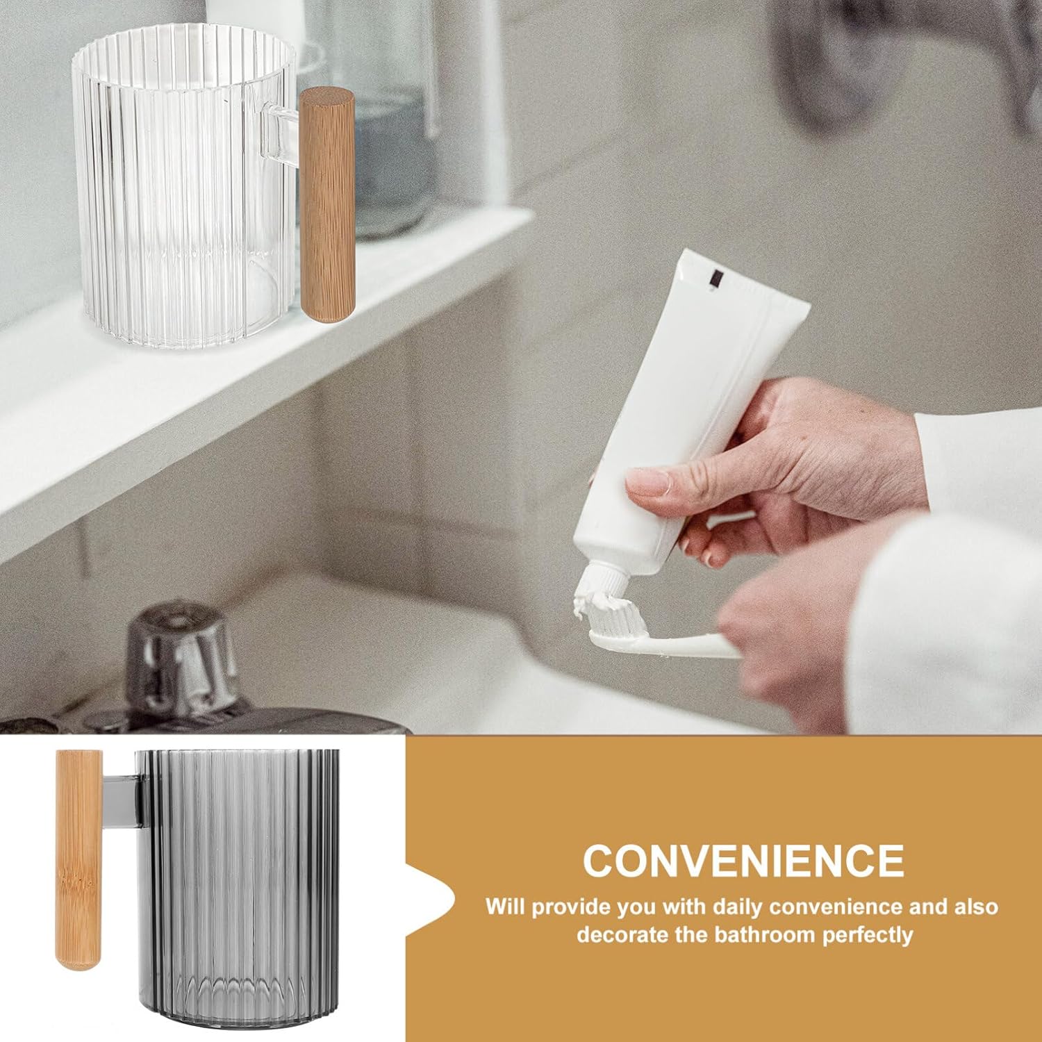 4-PackTransparent Travel-Friendly Storage Cups