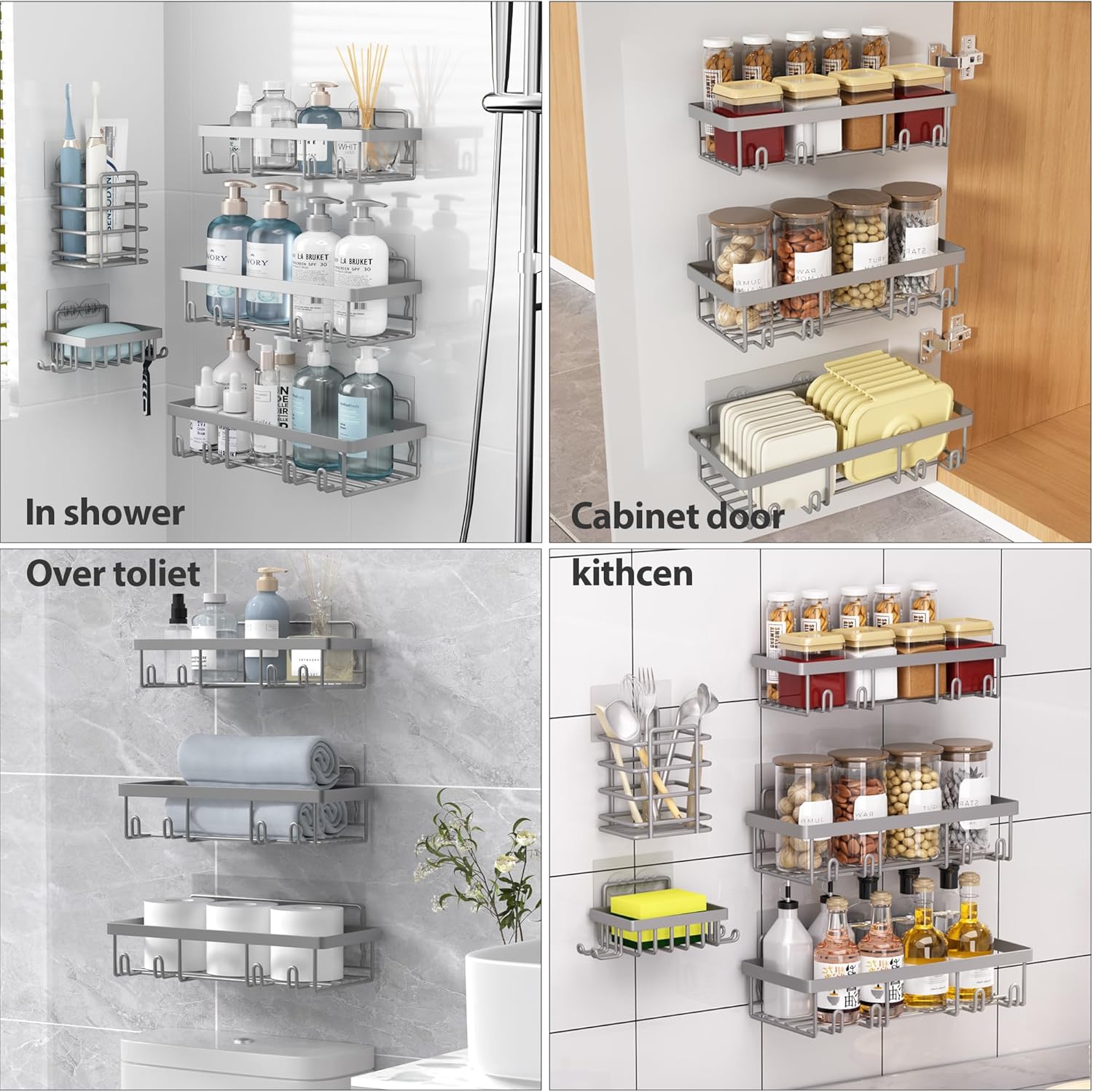 10-Piece Showers Organizer Set