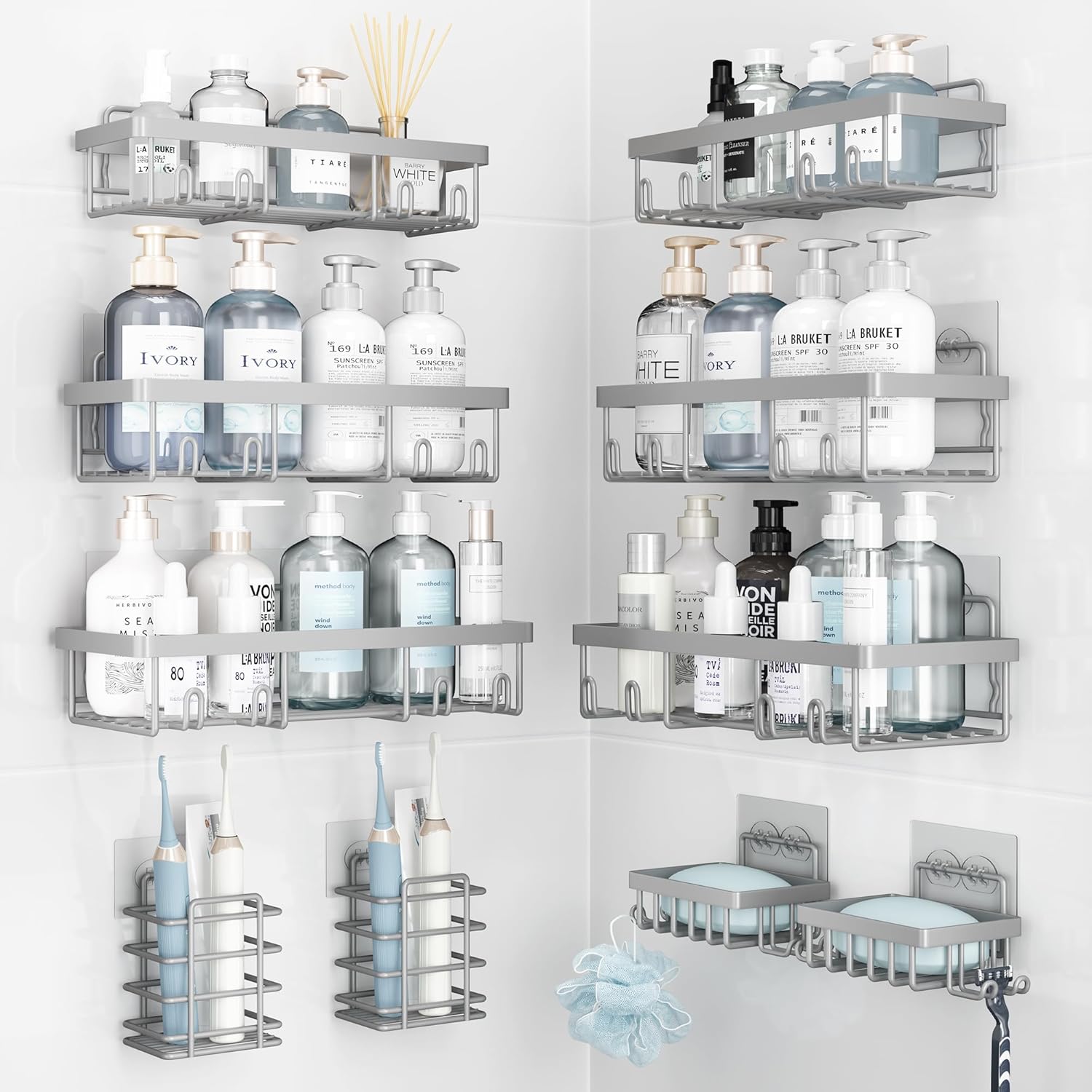 10-Piece Showers Organizer Set