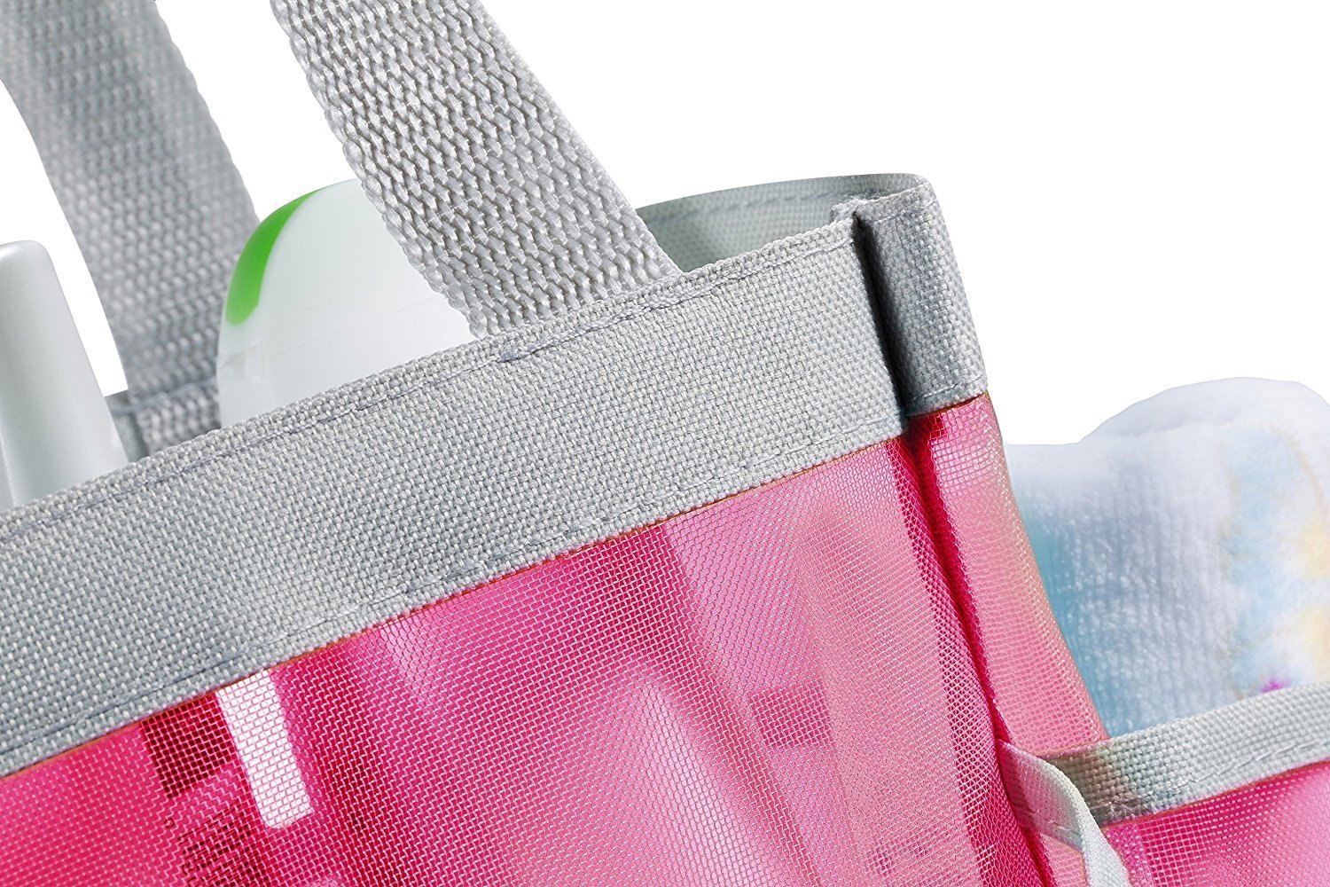 Quick Dry Hanging Shower Caddy with 8 Pockets Portable