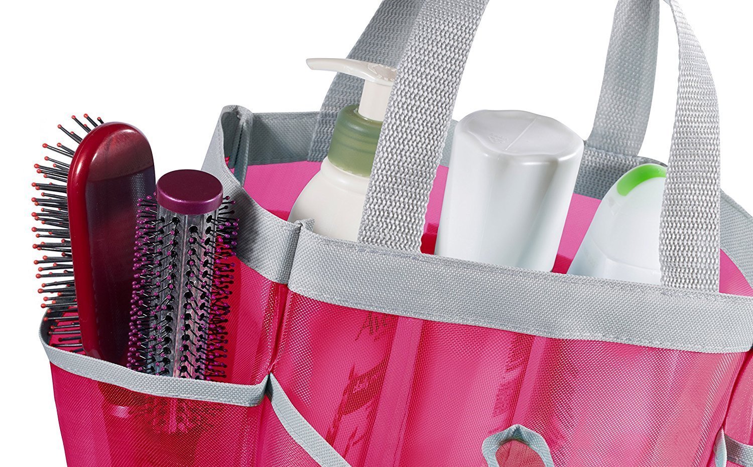 Quick Dry Hanging Shower Caddy with 8 Pockets Portable