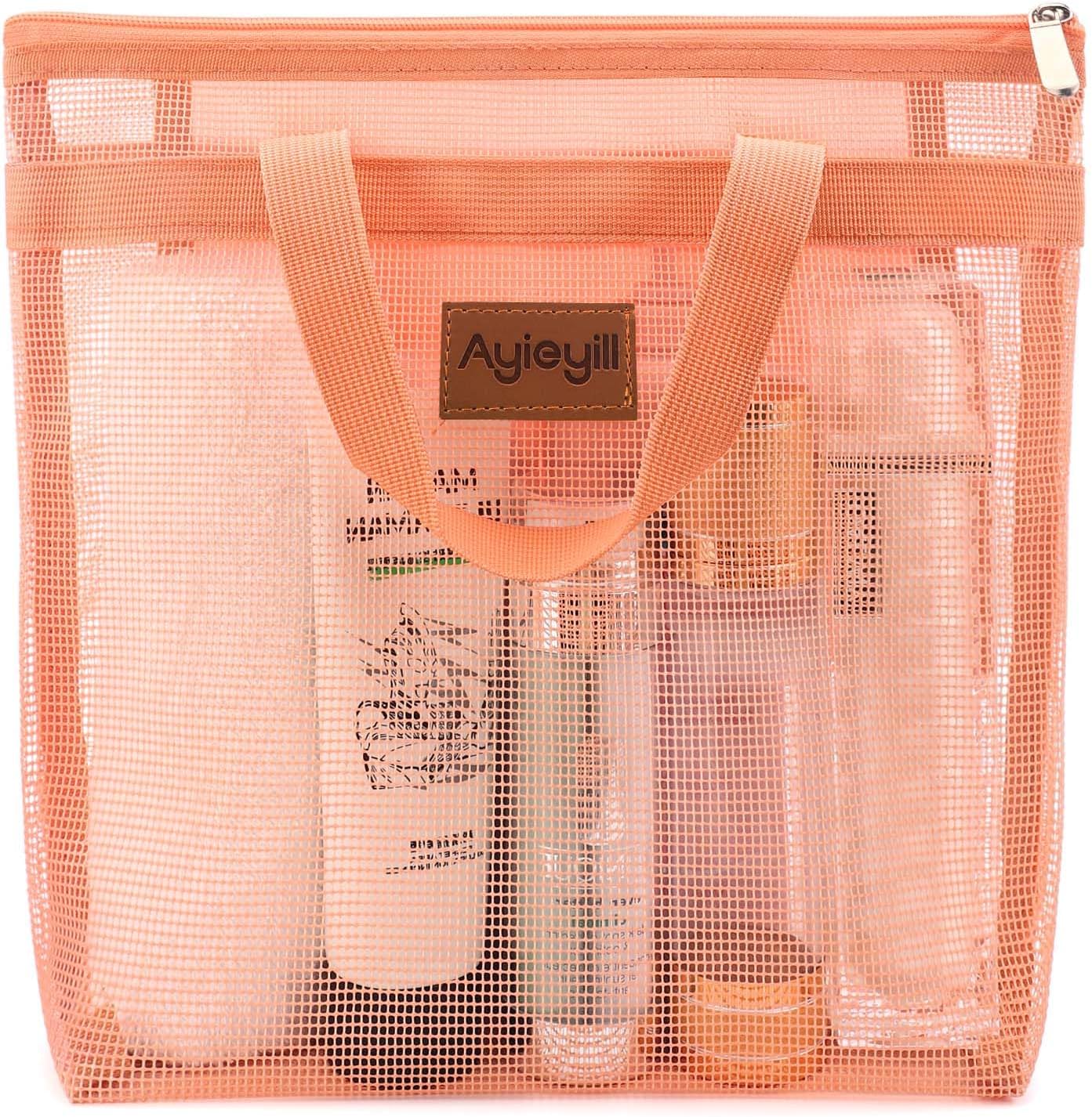 Hommtina 1 Pcs Shower Mesh Caddy Bag Quick Dry Organizer