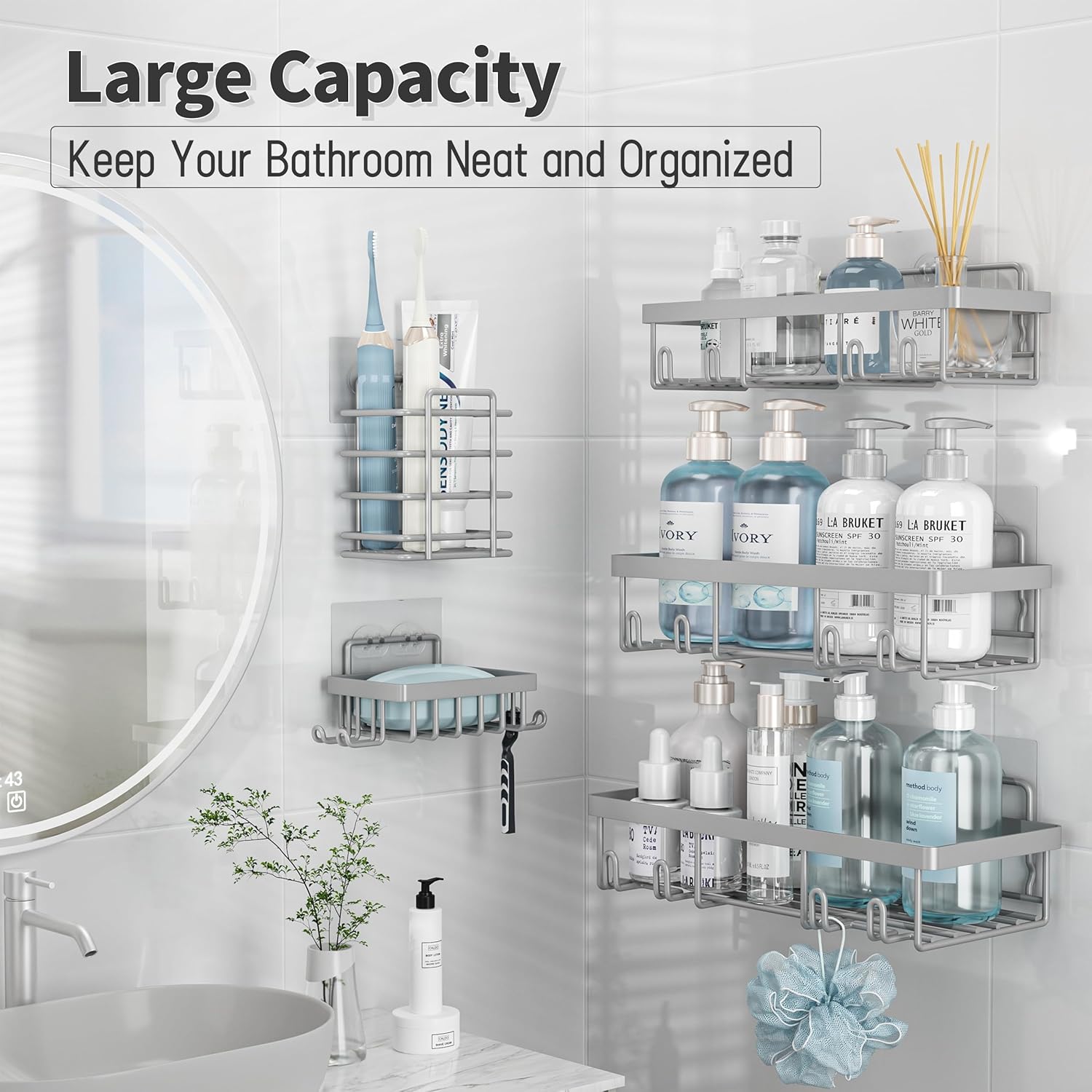 10-Piece Showers Organizer Set