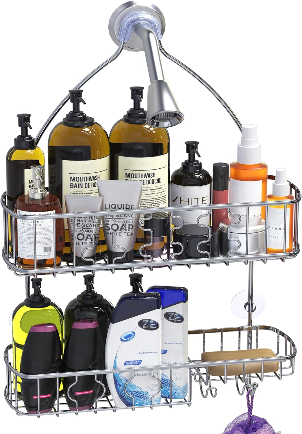 Luxury Chrome Bathroom Caddy