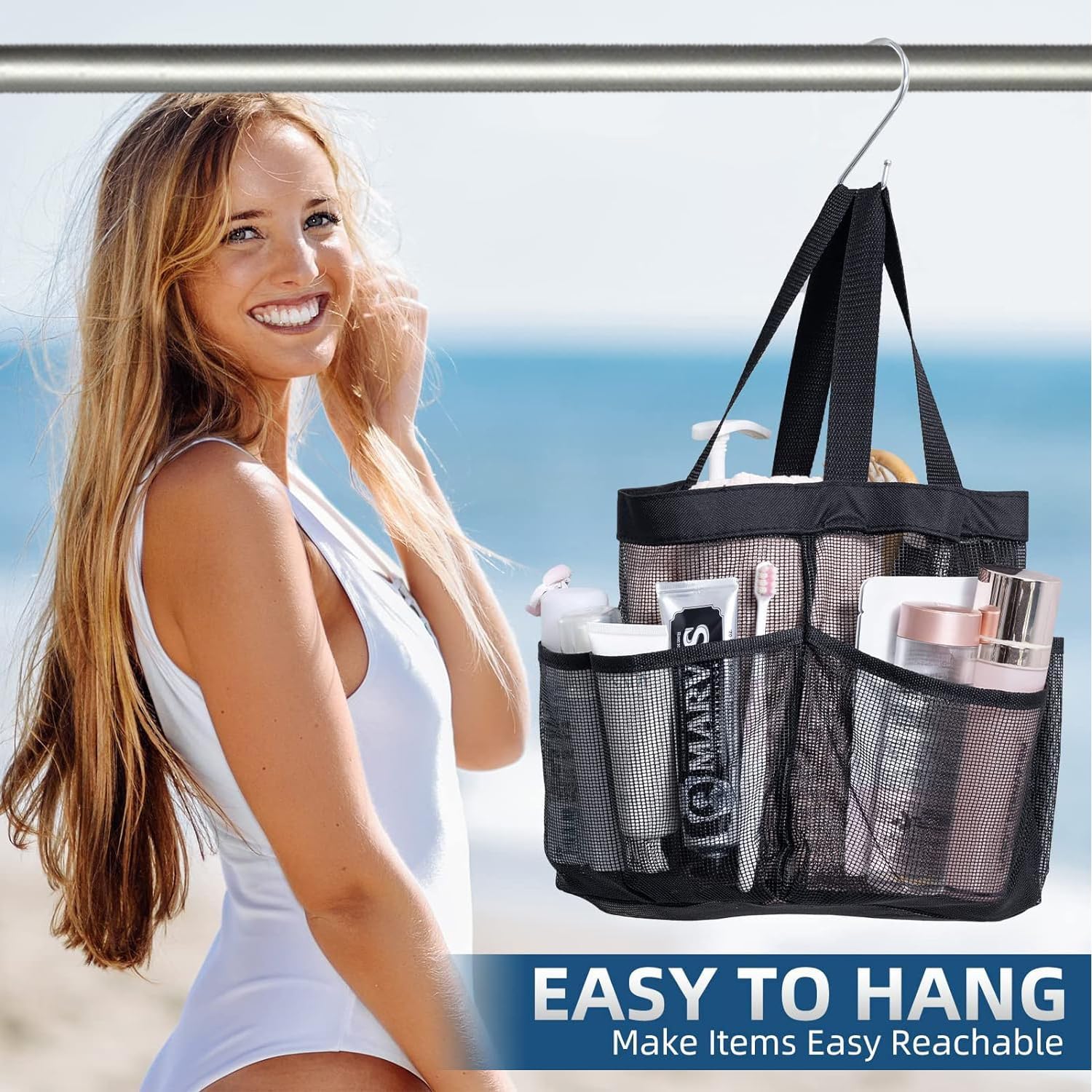 Convenient Mesh Tote Bag for Ducks