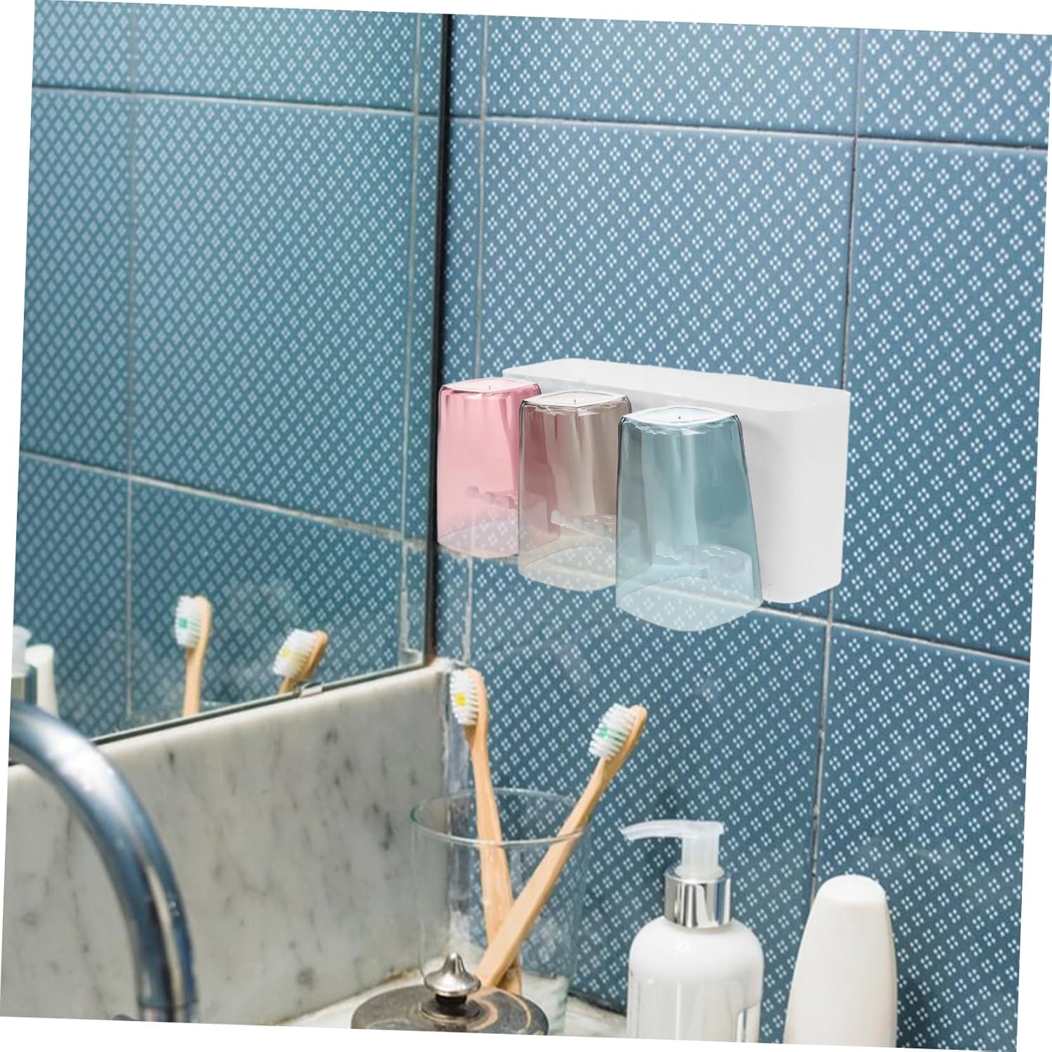 RORPOIR Mounted Toothbrush Holder for Bathroom Suction Mount Organizer