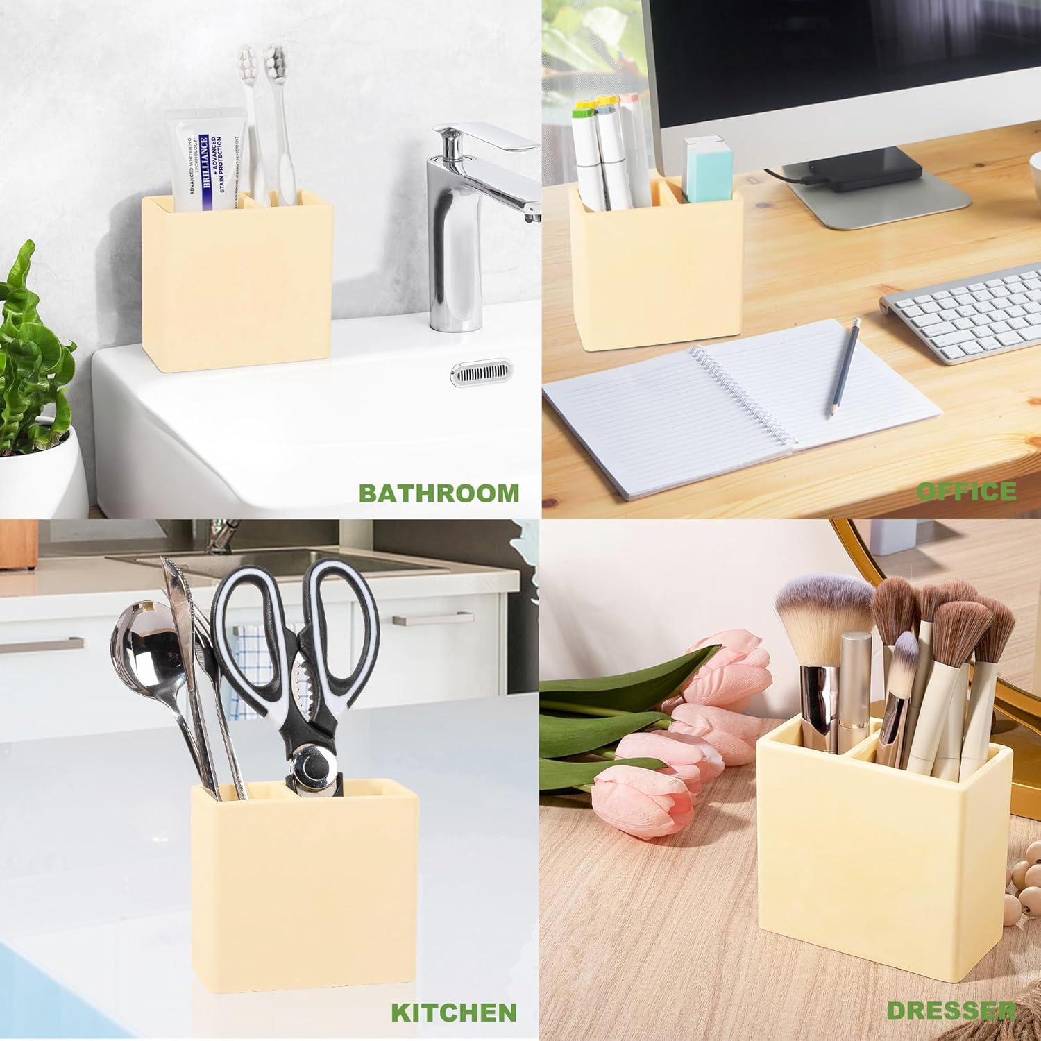 Fast Drying Compact Diatomite Toothbrush Holder for Kids